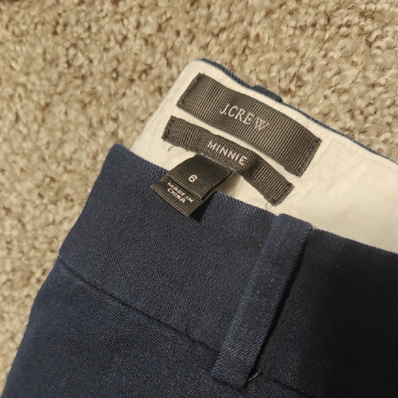 J. Crew Navy Dress Pant Minnie - Picture 1 of 6